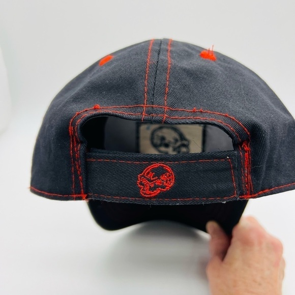 VOODOO TACTICAL MENS BLACK AND RED BALL CAP WITH VELCROS ADJUSTABLE STRAP - Picture 11 of 11